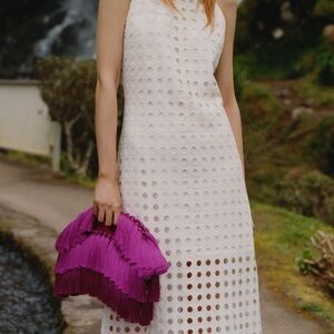 Anthropologie Fringed Clutch